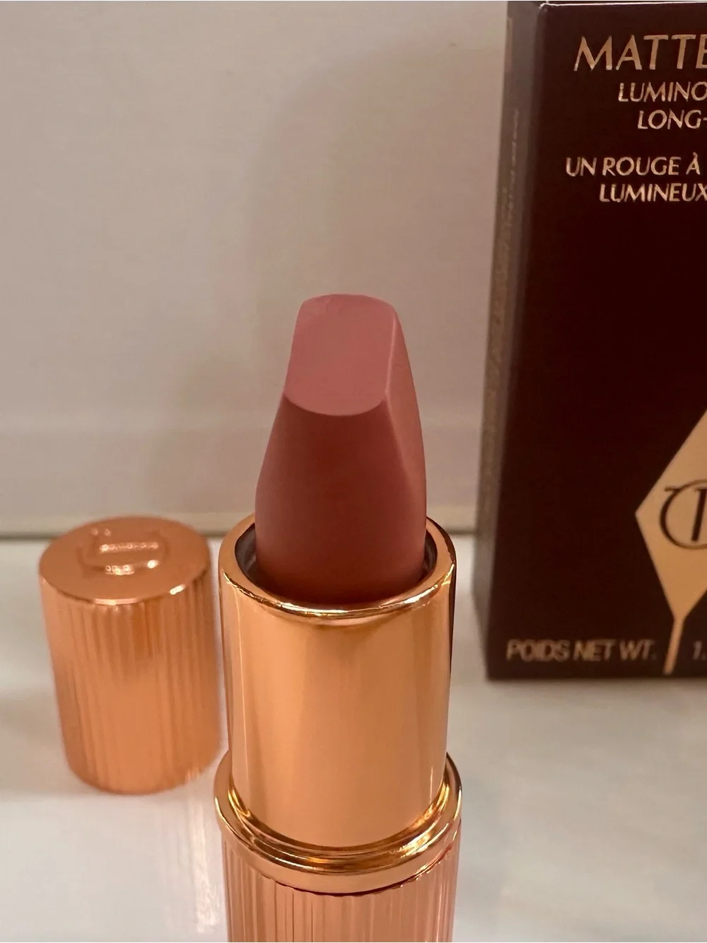 Charlotte Tilbury Mini Matte Lipstick - Pillow Talk Original NIB
